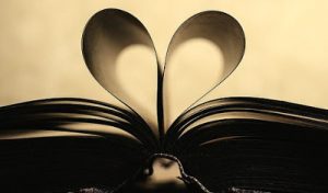 book pages making heart