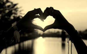 heart with hands