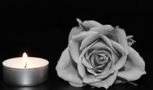 Rose with diya light