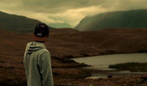 solitude alone standing boy