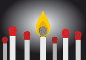 match burn out