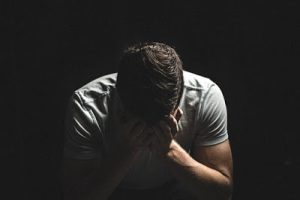 depressed person