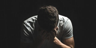 depressed person